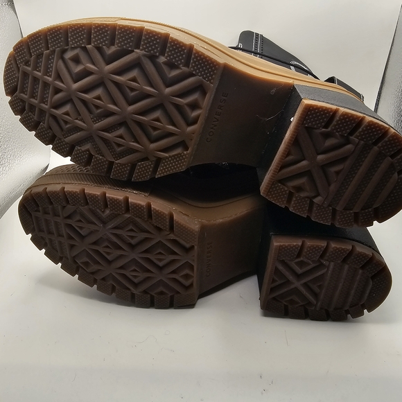 Converse Chuck Taylor All Star GR82 Platform Black Boot Cowgirls Women Size 7.5 - Picture 8 of 8